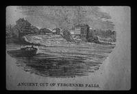 Ancient cut of Vergennes Falls