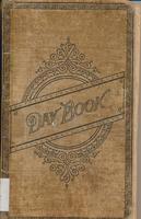 Porter Thayer's Daybook, cover and two pages