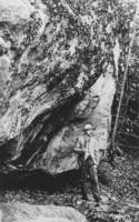 Austin Collins hunting at the rock cavern, Marlboro,Vt.