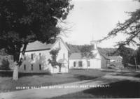 Grange Hall and Baptist Church, West Halifax, Vt.
