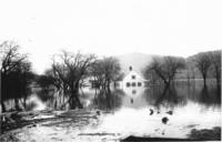 Flooding of Hunt Farm, near Connecticut River
