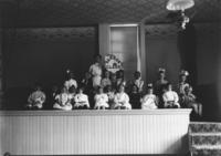 Miss Clark and her Sunday School Class Inside Building in Jamaica, Vt.