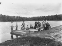 Boy Scouts Fishing on South Pond, Marlboro, Vt.