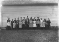 Children and Teacher at the South Branch School, Marlboro, Vt.