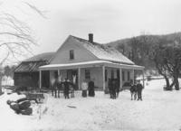 Crapo Family in front of their house, South Newfane, Vt.