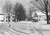 Main Street in winter, Williamsville, Vt.