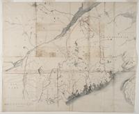 Map of Country to be Explored, survey map to establish US/Canada border, undated