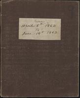 Caroline Crane Marsh Diary, April 8 - June 14, 1863