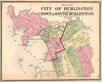 Plan of City of Burlington and Town of South                             Burlington