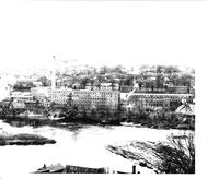 Winooski, VT - Winooski River and Mills (Panormama: 7 Photos numbered left to right)
