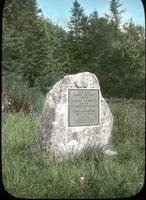 Daniel Webster Marker erected by the Stratton Mountain Club on August 10, 1915