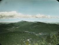 Bolton Mountain and Mount Mansfield from Camel's                              Hump