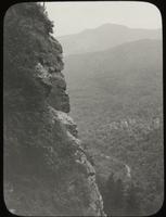 Smugglers' Notch from a cliff on Mount Mansfield