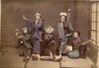 A group of female performers
