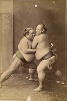 Two Sumo wrestlers