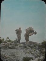 Helen Jones and Connie Gilbert on Burnt Rock Mountain