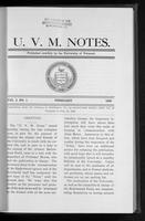 U.V.M. Notes vol. 02 no. 01