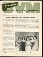 Bulletin of the University of Vermont vol. 54 no. 02