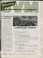 Bulletin of the University of Vermont vol. 55 no. 13