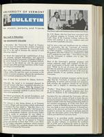 Bulletin of the University of Vermont vol. 59 no. 11