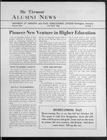 Vermont Alumni News vol. 29 no. 01