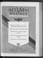 Vermont Alumni Weekly vol. 02 no. 16