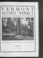 Vermont Alumni Weekly vol. 01 no. 01
