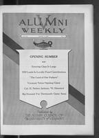 Vermont Alumni Weekly vol. 03 no. 01