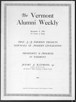 Vermont Alumni Weekly vol. 06 no. 10