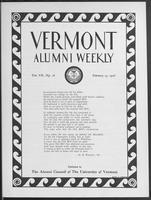 Vermont Alumni Weekly vol. 07 no. 16