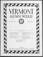 Vermont Alumni Weekly vol. 07 no. 26