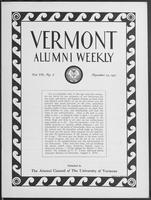 Vermont Alumni Weekly vol. 07 no. 08