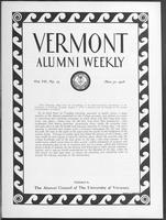 Vermont Alumni Weekly vol. 07 no. 29