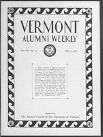 Vermont Alumni Weekly vol. 07 no. 25