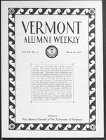 Vermont Alumni Weekly vol. 07 no. 22