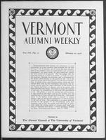 Vermont Alumni Weekly vol. 07 no. 17