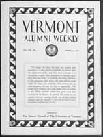 Vermont Alumni Weekly vol. 07 no. 01