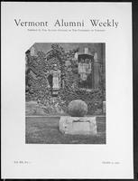 Vermont Alumni Weekly vol. 12 no. 01