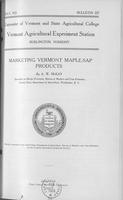 Marketing Vermont maple-sap products