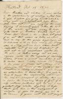 [Lemuel Colton?] to Andrew and Ruth Fletcher and Lydia Colton,                            1840 February 18