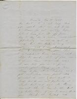 [Mary Harvey?] to Ruth Fletcher, 1850 December 11