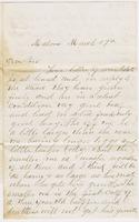 George B. Smith to [Andrew Craig Fletcher?], no year March 17