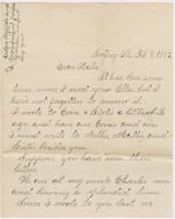Mamie Flagg to Katherine Fletcher, 1885 February 7