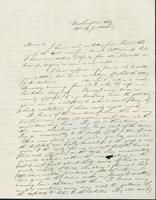 Letter to Harriet Johnson, April 7, 1844