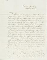 Letter to Mary Collamer, February 10, 1845