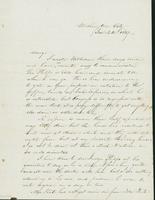 Letter to Mary Collamer, January 24, 1847