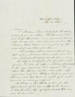 Letter to Mary Collamer, February 14, 1847