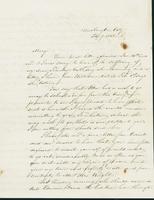 Letter to Mary N. Collamer, February 7, 1848