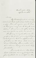 Letter to Mary N. Collamer, April 13, 1856