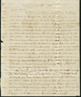 Letter to Eunice Todd Crafts, January 22, 1821